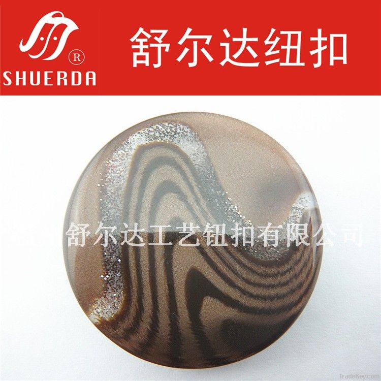 hot sales polyester rod button on 4-hole
