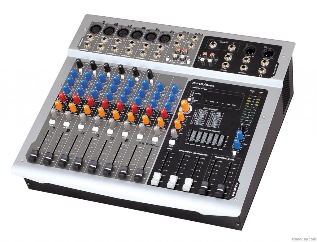 Audio mixer console