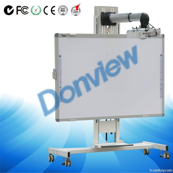 Portable interactive electromagnetic whiteboard