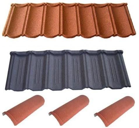 Steel Roof Tile Colorful Stone Coated Classic 6 Wave