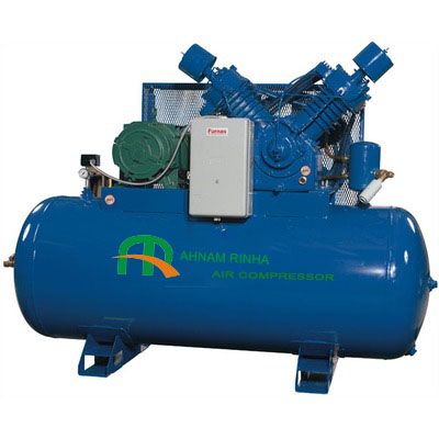 TWO-STAGE GAS ENGINE AIR COMPRESSOR