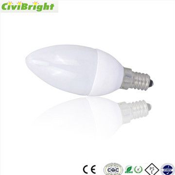 LED Candle Light C37 Bulb ceramic cheap price