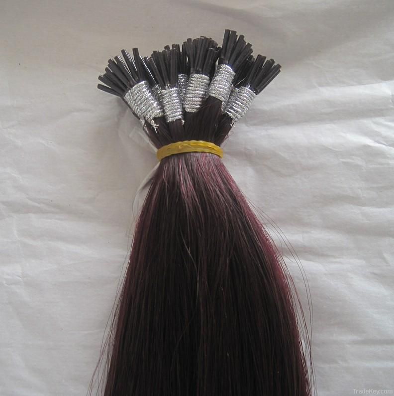 100%Brazilian remy hair extension Pre-bonded I-tip, U-tip, Flat-tip hair