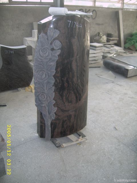 Headstone With Trees/Carved Tree Headstone Design