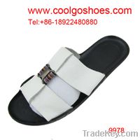 wholesale popular white leather beach shoes