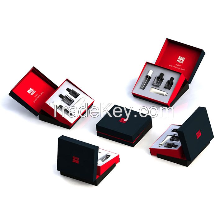 Automatic lifting exquisite perfume suit flip gift box