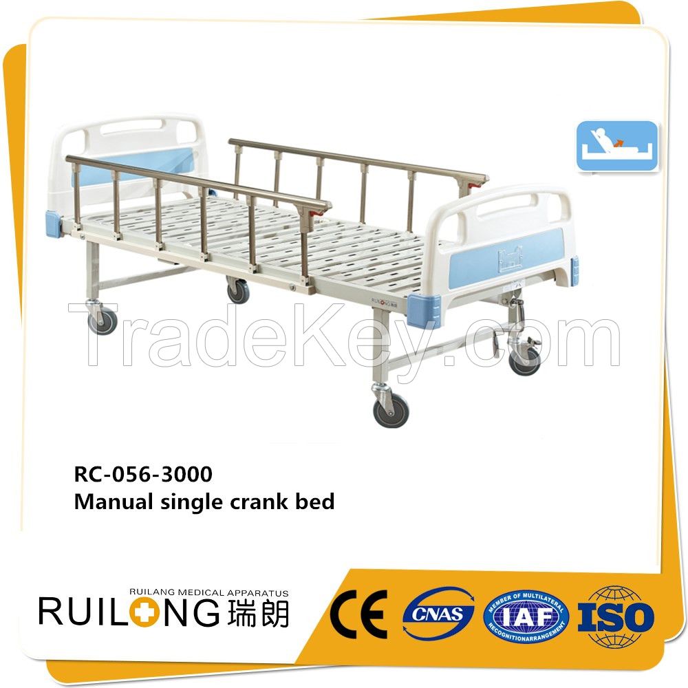 RC-056-3000 Best Sale Cheap Metal Durable Hospital Manual Bed Price