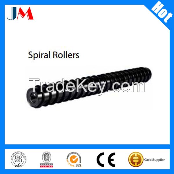 Heavy duty belt conveyor steel roller  