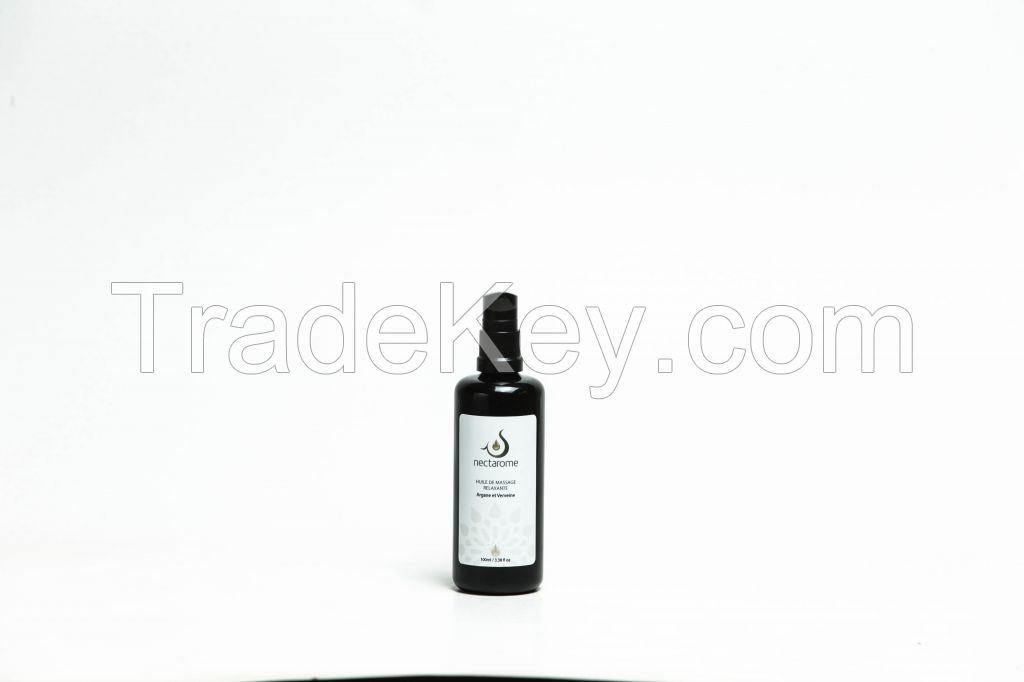 Massage Oil Argan and Verbena Essential Oil