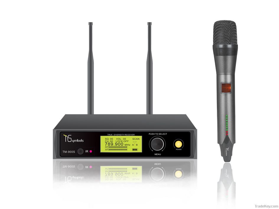 Single Channel True Diversity Wireless Microphone System