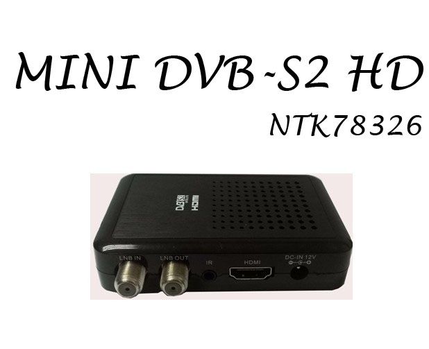 Novatek Ntk78326 Mini HD DVB-S2 (HD MPEG4/H. 264) Satellite Receiver