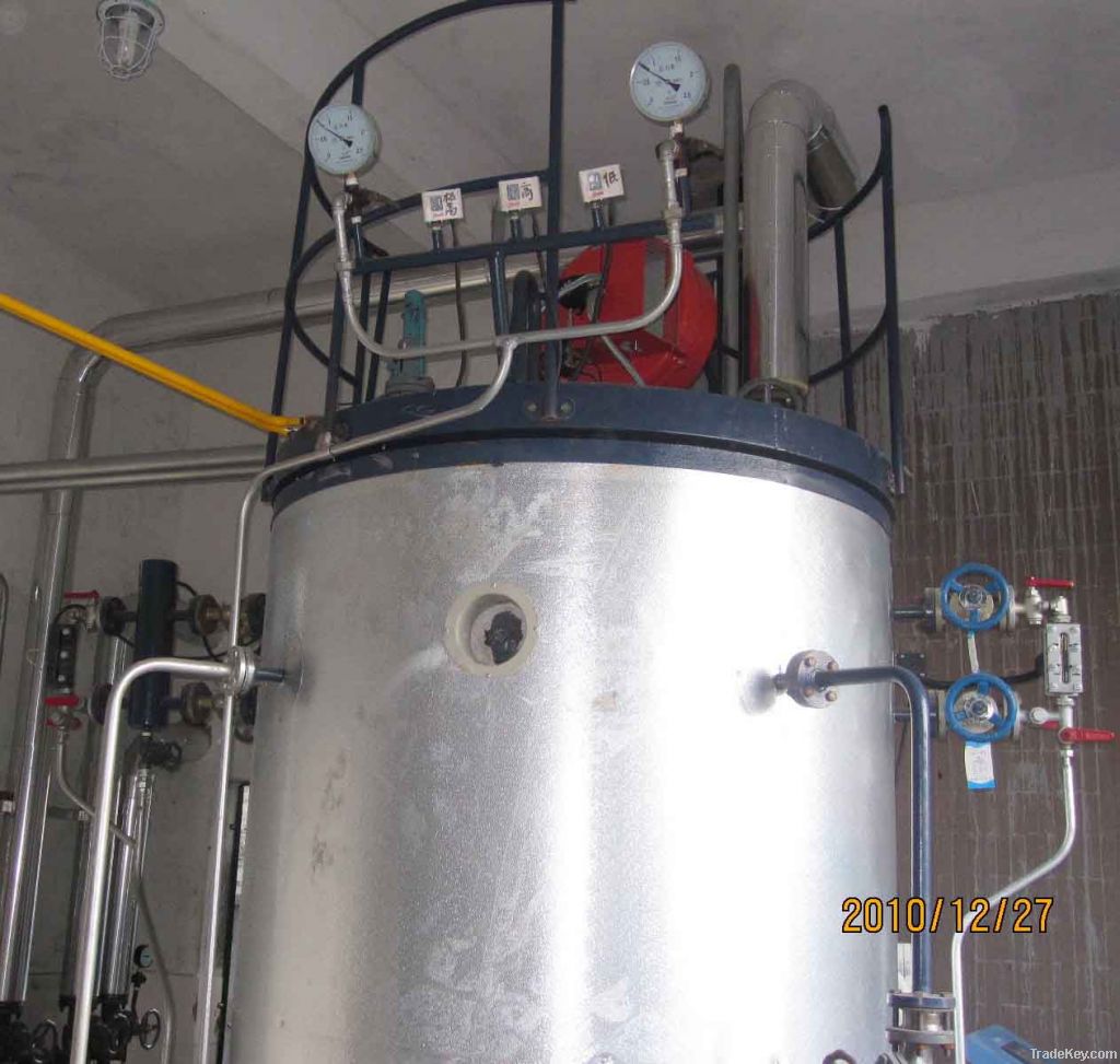 vertical steam boiler