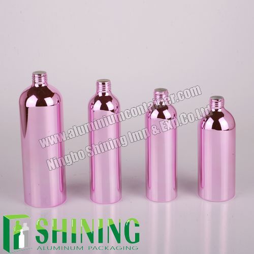 Shining Aluminum Cosmetic Bottle