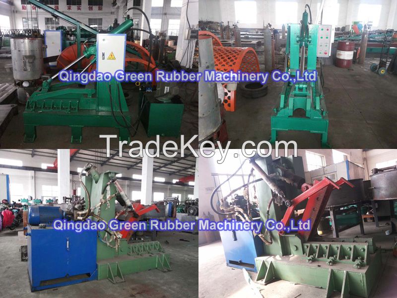 China Manufacturer Waste Tire Cutting Machine