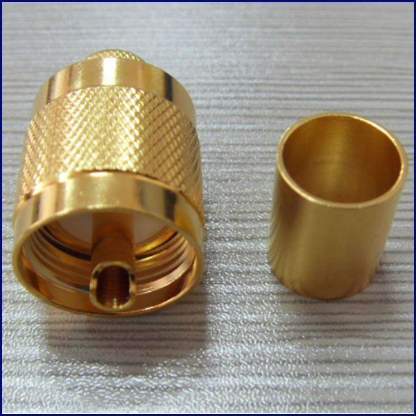uhf rf coaxial connector/uhf connector for cable