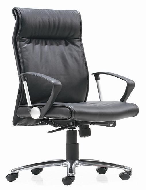 high back leather chair C019