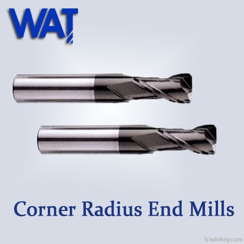 2 Flute Carbide Corner Radius End Mill Cutters