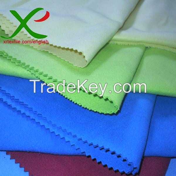 Lint Free Polyester Nylon Suede Microfiber Fabric
