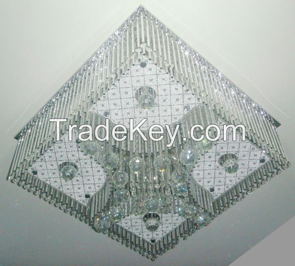 led crystal ceiling lamp