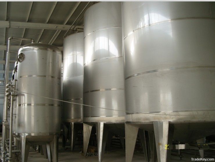 stainless steel vegetable processing tank