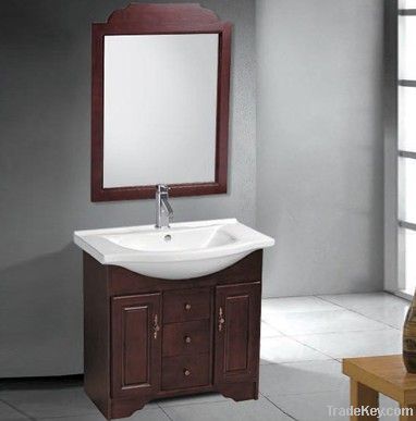 Basin with cabinet