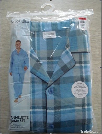 Men's Flannelette Pajamas Set/ Sleepwear