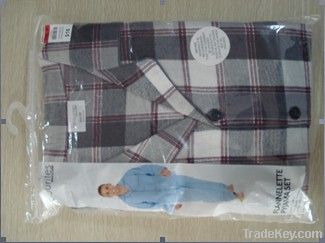 Men's Flannelette Pajamas Set/ Sleepwear