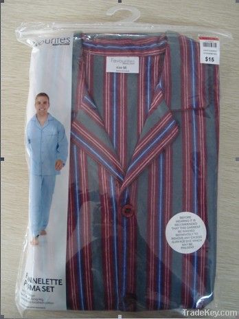 Men's Flannelette Pajamas Set/ Sleepwear