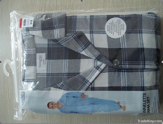 Men's Flannelette Pajamas Set/ Sleepwear