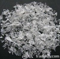 100% Clear Recycled Washed Plastic PET Flakes