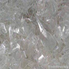 100% Clear Recycled Washed Plastic PET Flakes