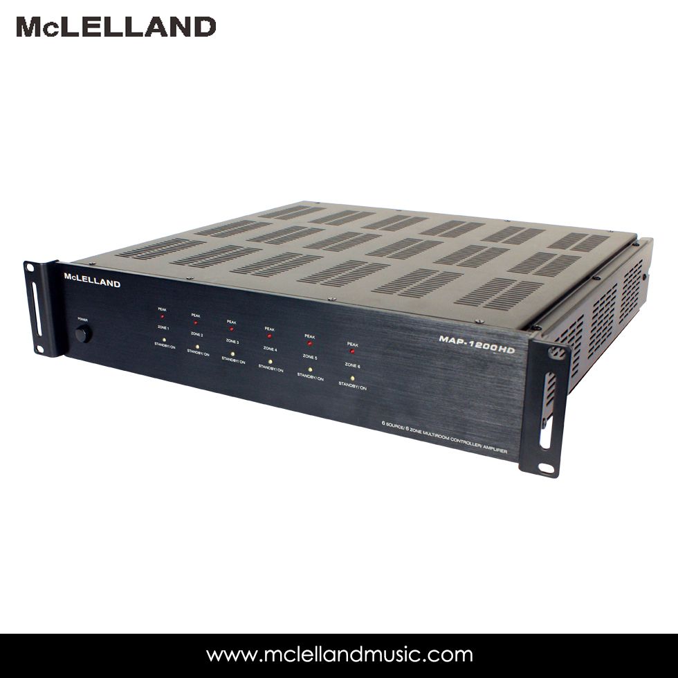 Multi source/zone amplifier with 6 source/zone (MAP-1200HD)