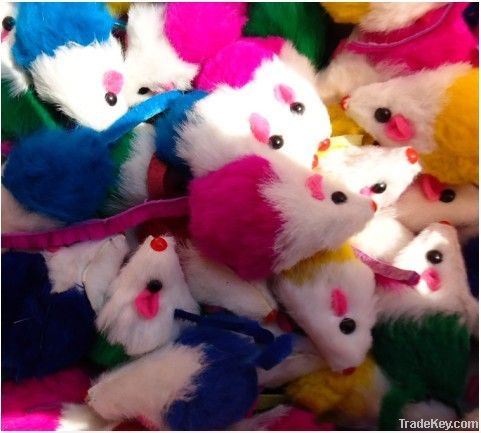 Rabbit fur mice Cat toys