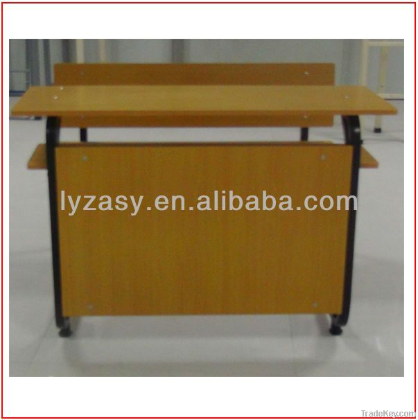 School desk and bench