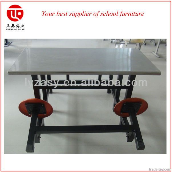 Stainless steel  cateen table and bench