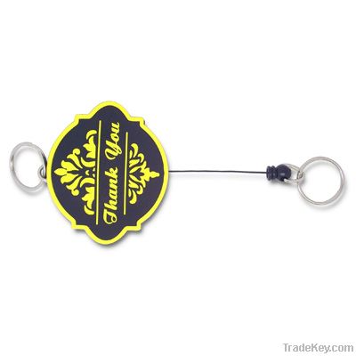 Two Sides Badge Reel with Custom Letters