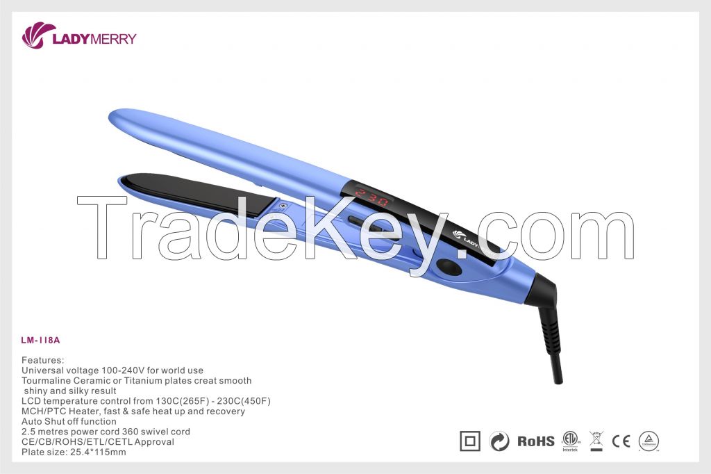 Innovative Curved Ceramic hair straighteners