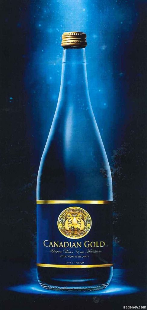 Canadian Gold Sparkling Mineral (Glass)