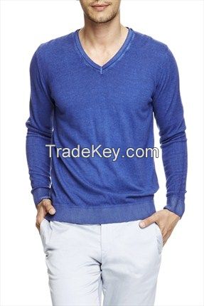 100 % ORGANIC COTTON V - NECK MENS SWEATERS MACHNE WASHABLE