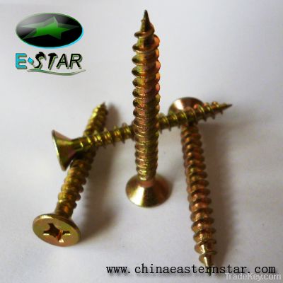 CSK head pozi dirve chipboard screw zinc plated