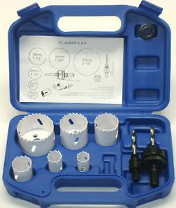 9pc Hole Saw Kit