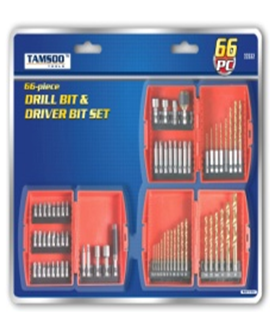 66pc Drill Bit & Driver Set