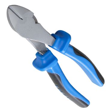 Diagonal pliers with heavy duty plastic handle