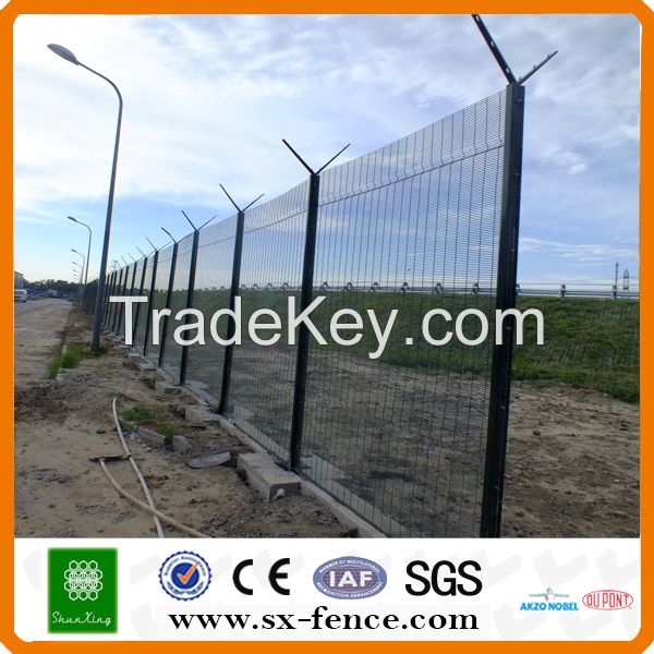 pvc coated anti-climb security fence