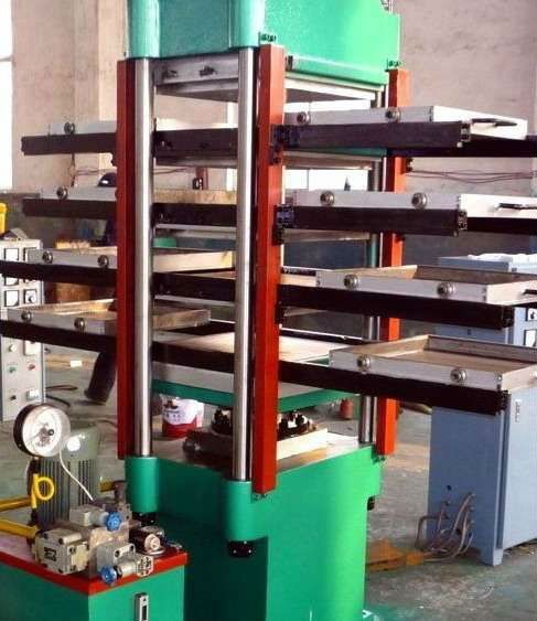 rubber tiles making machine