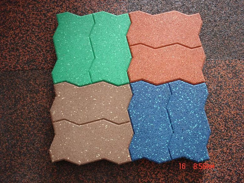 rubber tile for outdoor or fitness room on sale