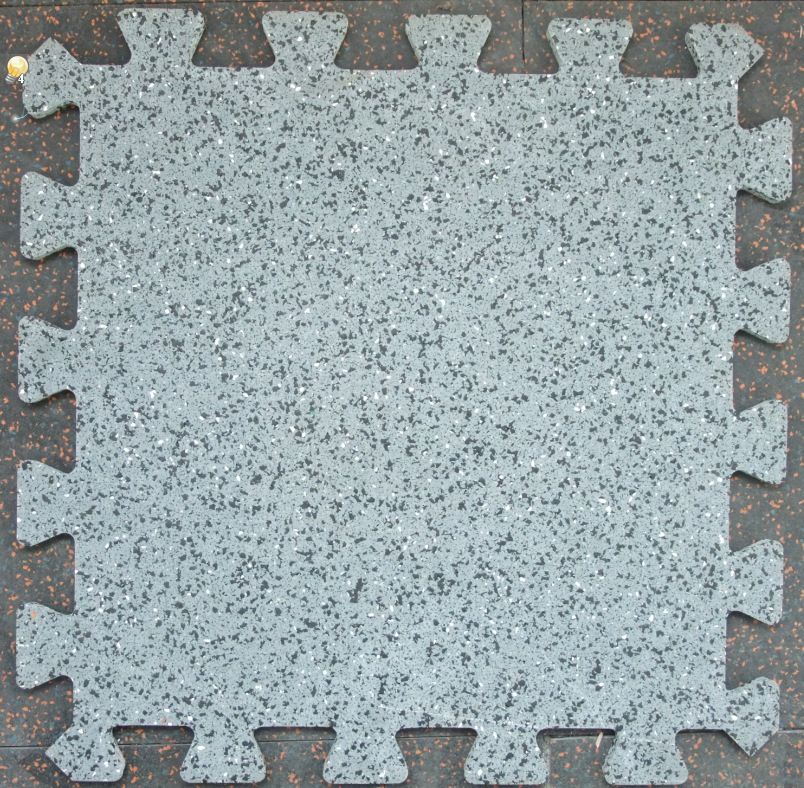 15mm strong rubber tile interlocking rubber tile