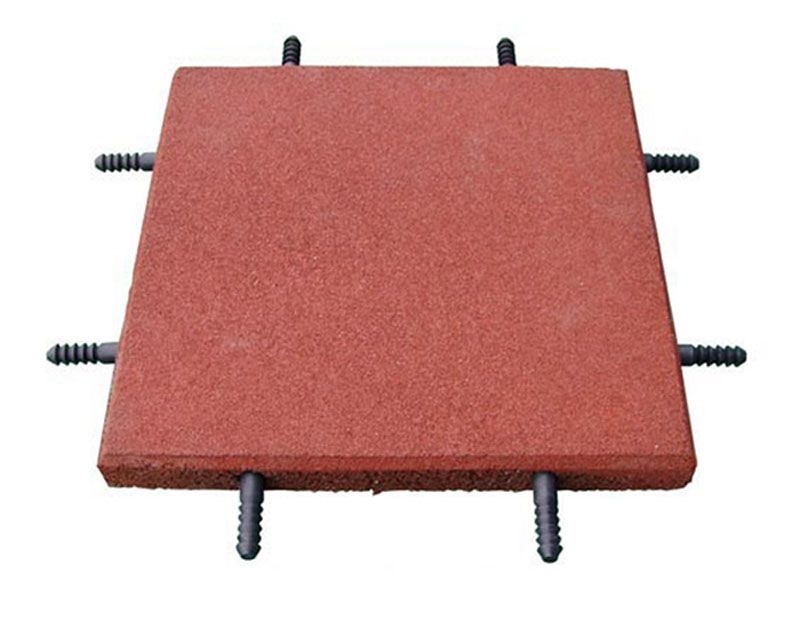 Pin-hole EPDM playground rubber Tile, playground rubber tiles with EPDM top layer