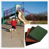 Environmentally Friendly Outdoor Play Rubber Pavers