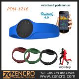 Wristband Silicone Pedometer Watch with LED Display